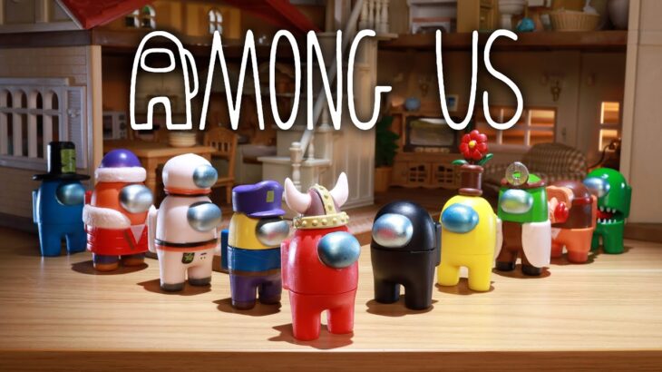 Among Us- Giving Among Us Crewmates the Sylvanian Family(Calico Critters) Toy House| Stop Motion