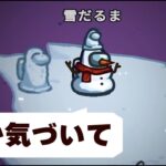 【Among Us】雪だるまのふりした結果ｗｗｗｗｗｗｗｗ【宇宙人狼】【アモングアス】