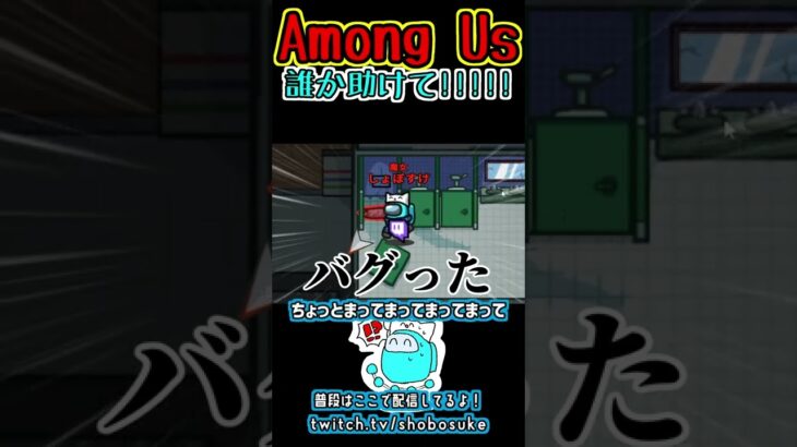 1000時間アモングアス遊んで初めてのバグｗｗｗｗｗ【 AmongUs #shorts 】