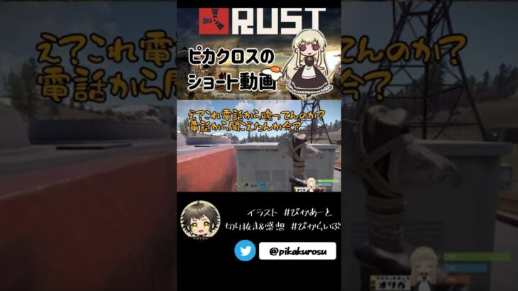 【RUST】ズズさんとメリーさんごっこで遊びました #アモアス勢rust 【#Shorts】