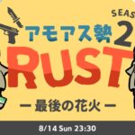 LIVE｜花火大会見て終わるのだ【RUST】#アモアス勢rust