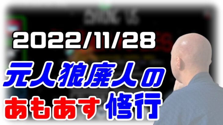 【among us】仙人のアモングアス修行 2022/11/28【終わったら二次会マリカ】
