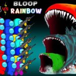 어몽어스 VS EVOLUTION Bloop Rainbow – AMONG US ANIMATION