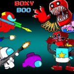 어몽어스 VS Boxy Boo Family (Project Playtime 2) | AMONG US ANIMATION
