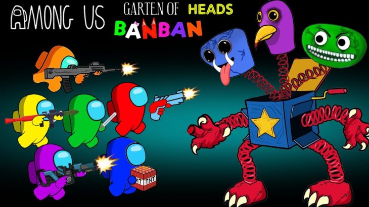 어몽어스 VS Garten Of Banban But…Boxy Boo Body | AMONG US ANIMATION