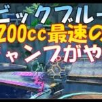 マリオカート8　デラックス【DX】200cc最速タイムのビックブルーの大ジャンプがやばすぎる