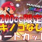 マリオカート8　デラックス【DX】200cc限定のショートカット集（キノコなし）