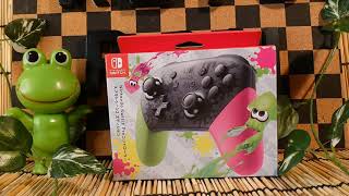 【商品開封レビュー】Nintendo Switch Proコントローラー スプラトゥーン2エディション