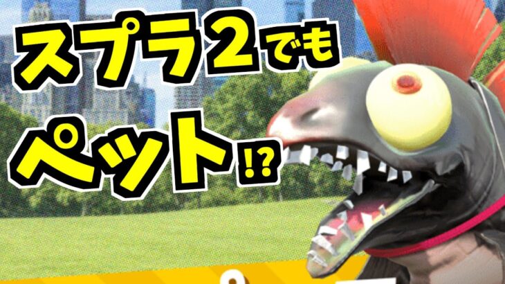 【スプラトゥーン2】スプラ2でシャケを飼っているイカちゃんがいるってマジ！？画像を入手しました！