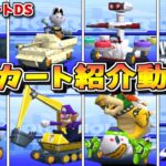 【最強カロン・カノン】マリオカートDS 全37種のカート紹介【マリカーDS】