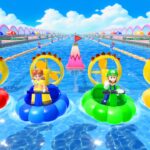 【マリオパーティスーパースターズ】ミニゲームピーチVsデイジーVsマリオVsルイージ(COM最強 たつじん)