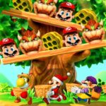 【マリオパーティスーパースターズ】ミニゲームヨッシーVsマリオVsデイジーVsワリオ(COM最強 たつじん)