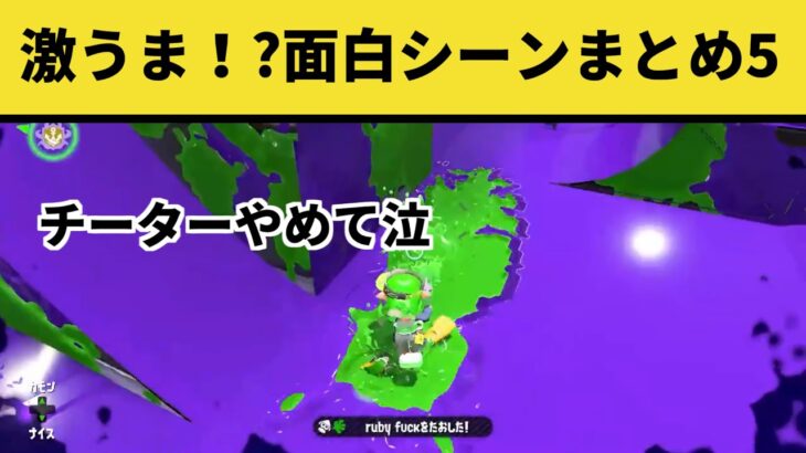 そんなのあり⁉スプラ２激うま面白シーンまとめpart5【スプラトゥーン2】 【クリップス】