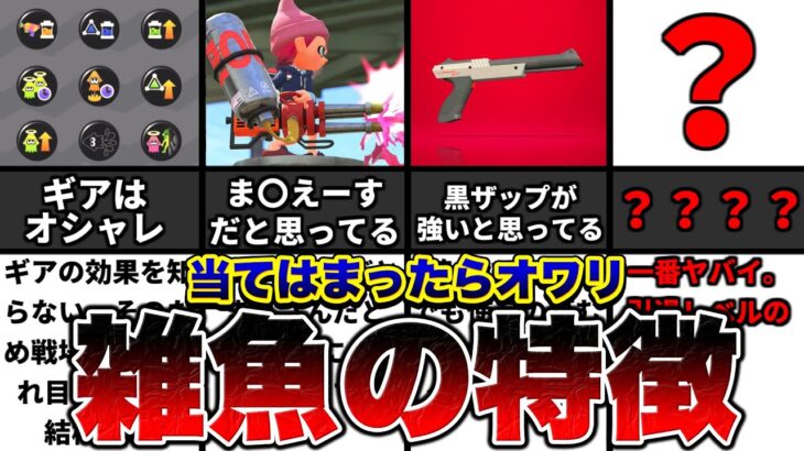 1つでも当てはまる人はオワリです【スプラトゥーン２】【解説】【初心者】