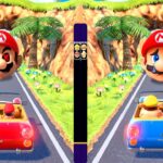 【マリオパーティスーパースターズ】ミニゲームピーチVsマリオVsロゼッタVsワリオ(COM最強 たつじん)