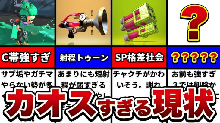 『もうこんな環境嫌だ』と感じることまとめ【スプラトゥーン２】【初心者】