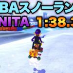 GBAスノーランド　悪花NITA　1:38.381【マリオカート8DX】