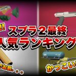 【決定】スプラ２の最後はこの武器が締めくくります【ランキング】【スプラトゥーン２】【初心者】