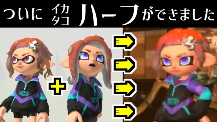 イカとタコのハーフができるバグ【スプラトゥーン3】