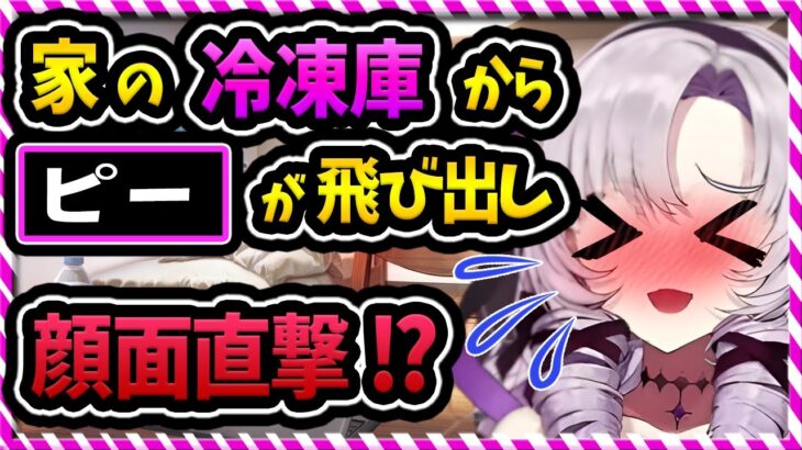 実家の冷凍庫から●●が降ってきて私に直撃しましたわーっ!!!【壱百満天原サロメ 切り抜き にじさんじ】