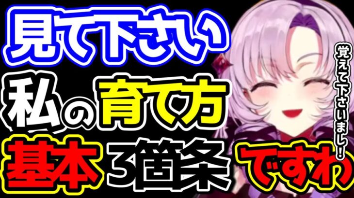 【サロメ】サロメ嬢の育て方（扱い方）を教えてくれるお嬢様【にじさんじ 壱百満天原サロメ 切り抜き ラスアス 雑談】