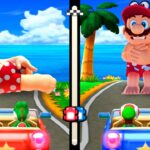 【マリオパーティシリーズ】2vs2ミニゲームマリオVsルイージVsヨッシーVsワルイージ(COM最強 たつじん)