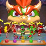 【マリオパーティスーパースターズ】全てミニゲームクリスマス特別なピーチVsデイジーVsマリオVsルイージ(COM最強 たつじん)