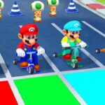 『スーパーマリオパーティ』ミニゲームマリオVs赤マリオVs青いマリオVs黄色マリオ(最強CPU｢たつじん」)