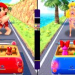 【マリオパーティスーパースターズ】ミニゲームデイジーVsピーチVsヨッシーVsキャサリン(CPU最強 たつじん)