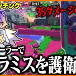 偶然マッチングしたティラミスをワイドローラーで護衛するたいじ【スプラトゥーン3】