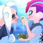 【ラブコメ漫画】「あーん」って食べさせて？♡【スプラトゥーン3】