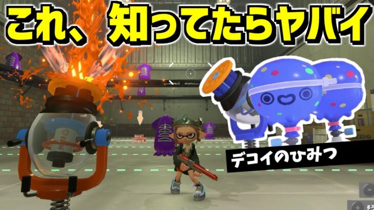 気付きにくいデコイチラシのヒミツを発見しました!!【スプラトゥーン3】