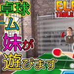 VRで超リアルな卓球を妹にやってもらいます 【Eleven Table Tennis】