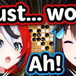 Sora Went A Bit Too Easy On Bae… (Gomoku Five in a Row) 【ENG Sub Hololive】