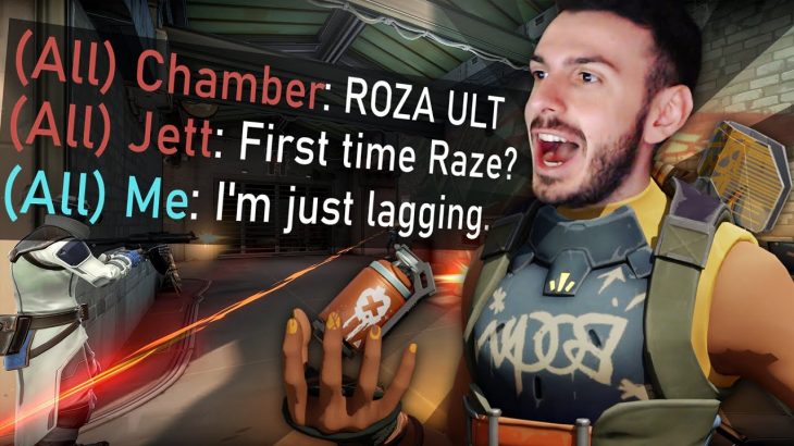 WHAT 0 HOURS ON RAZE LOOKS LIKE… | VALORANT | tarik