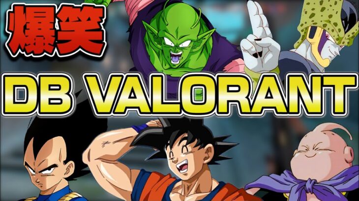 【#1】ドラゴンボールキャラでヴァロやったら大爆笑で大勝利だったwww【VALORANT】