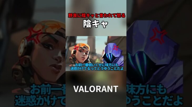 陰キャと呼ばれて怒る陰キャ #shorts #ヴァロラント #valorant