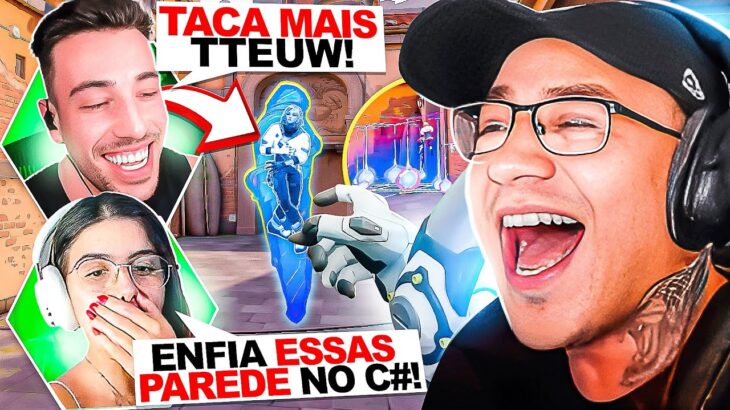 Tiltando STREAMERS com a NOVA AGENTE do VALORANT!