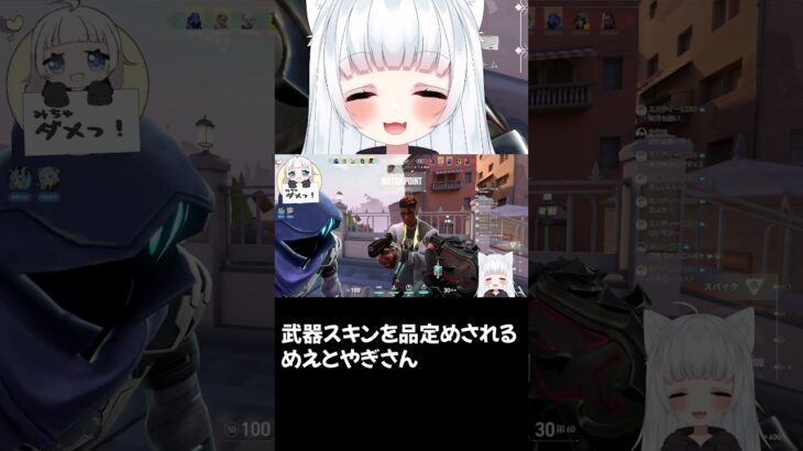 武器スキンを品定めされるめえとやぎ #vtuber #valorant #ヴァロラント