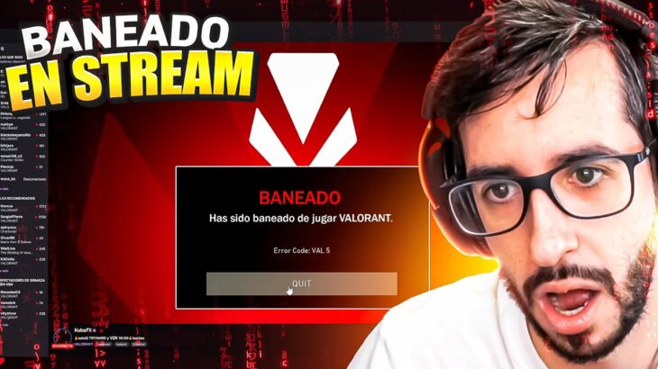 ¡BANEAN A UN HACKER EN STREAM! | CAZANDO HACKERS EN VALORANT