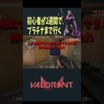 【VALORANT】始めて2週間でプラチナ！？初心者による挑戦…結果は？　#shorts #valorant #初心者 #ランク #プラチナ