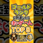 【2ch有益スレ】ゴールドに到達したら凄いゲームランキングが意外と話題ww #ランキング#valorant #lol #ow2 #sf6 #tft #rainbowsixsiege #fortnite