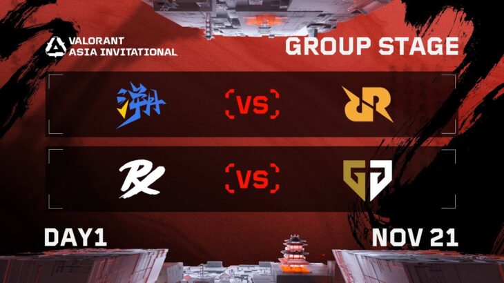 TE vs RRQ – PRX vs GEN – Group Stage – DAY 1 – VALORANT Radiant Asia Invitational