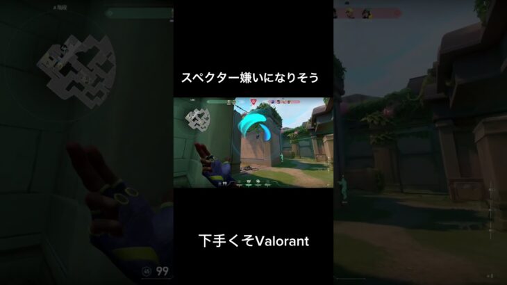 下手くそがやるValorant #valorant #ヴァロラント #valorantclips #shorts