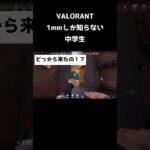 valorant１mmしか知らない中学生　#shorts #Valorant