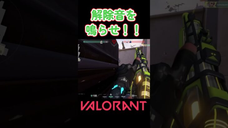 解除音を鳴らせ！！ #valorant #shorts  #ヴァロラント #valorantclips