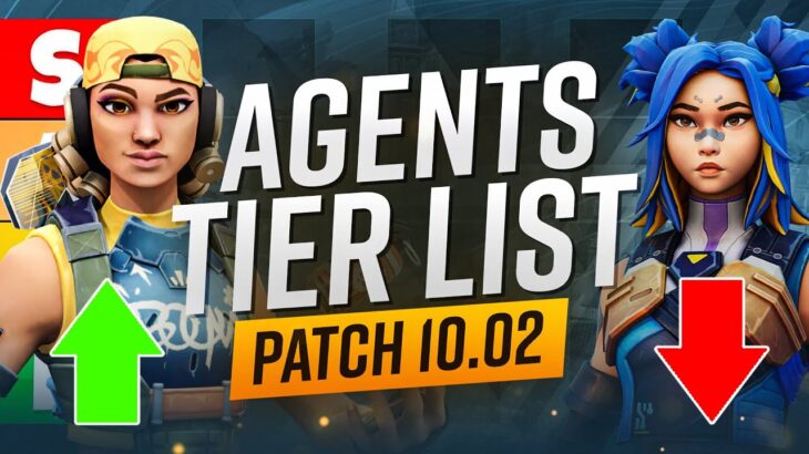 *NEW* Agent Tier List Patch 10.02! – Huge RAZE Meta! – Valorant Agent Guide