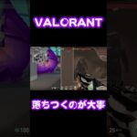 落ちつくのが大事 #shorts #valorant