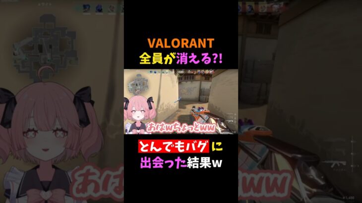 【爆笑】全員が消えるとんでもバグに出会ったw #shorts #vtuber #新人vtuber #valorant #valorantclips #ヴァロラント #valorant女子 #切り抜き