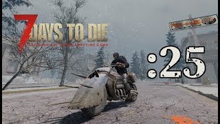 【7 Days to Die】オートバイと教会：25